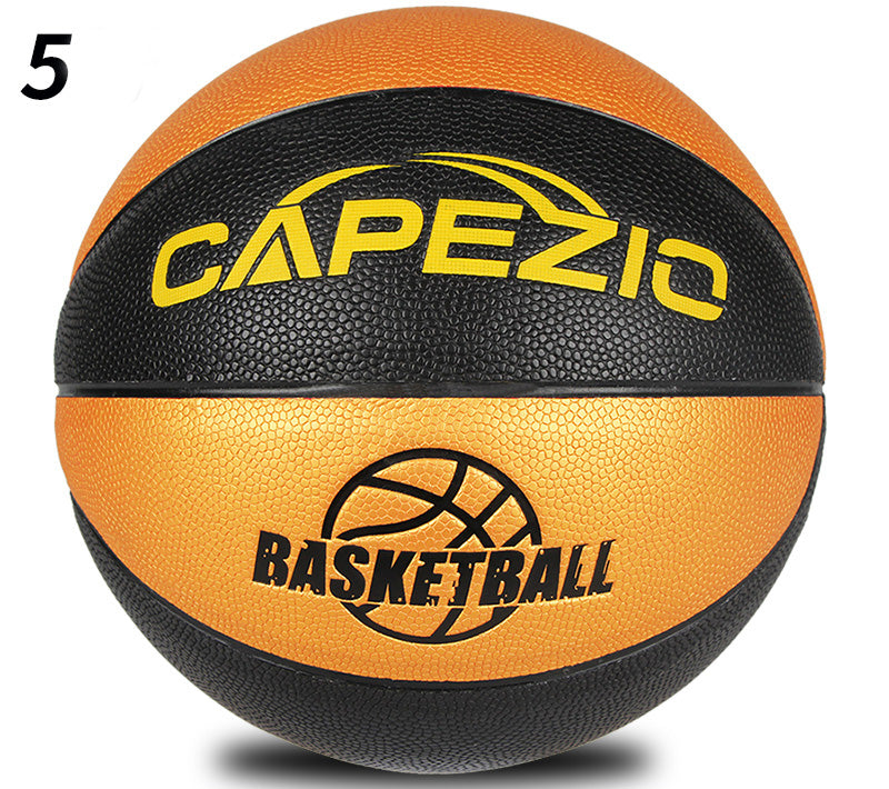 No. 5 Children's Basketball No. 5 No. 6 No. 7 P rimary School Students Training Wear-resistant Color Golden Blue Ball
