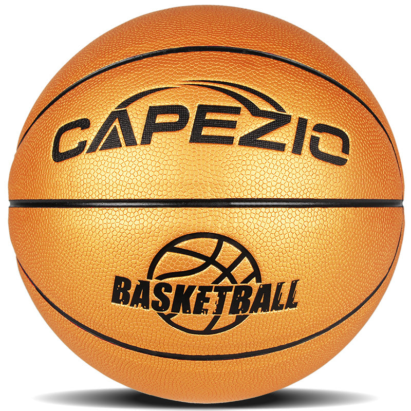 No. 5 Children's Basketball No. 5 No. 6 No. 7 P rimary School Students Training Wear-resistant Color Golden Blue Ball