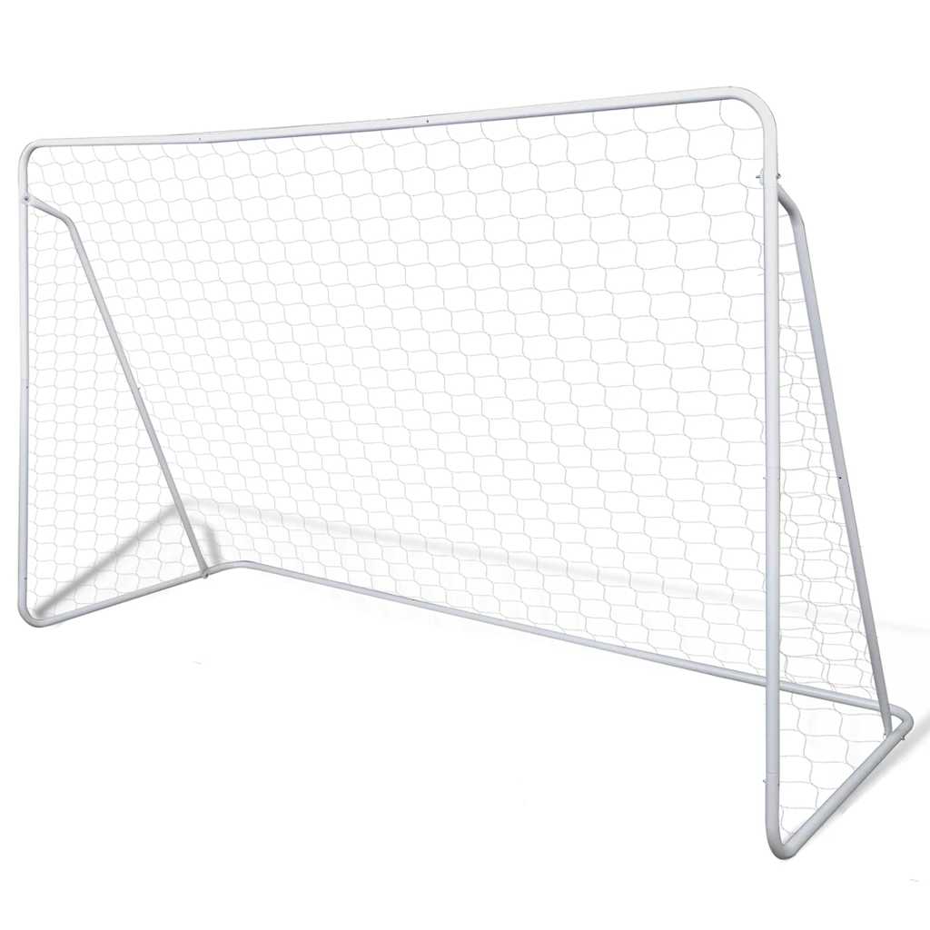 Football Goal 240x90x150 cm Steel High Quality