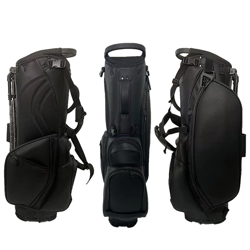 Golf Bag PU Leather Waterproof Portable Bracket