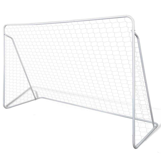 Football Goal 240x90x150 cm Steel High Quality