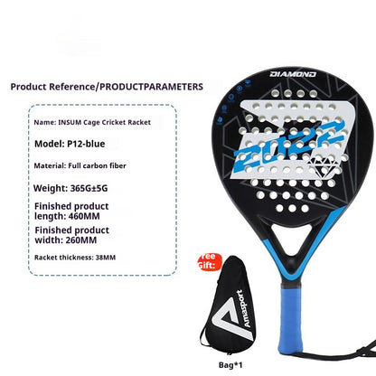Cage Style Carbon Fiber Tennis Racket